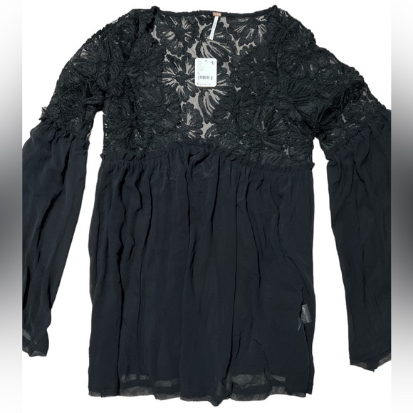 Free People | Tops | Free People Magdalene Crochet Tunic | Poshmark